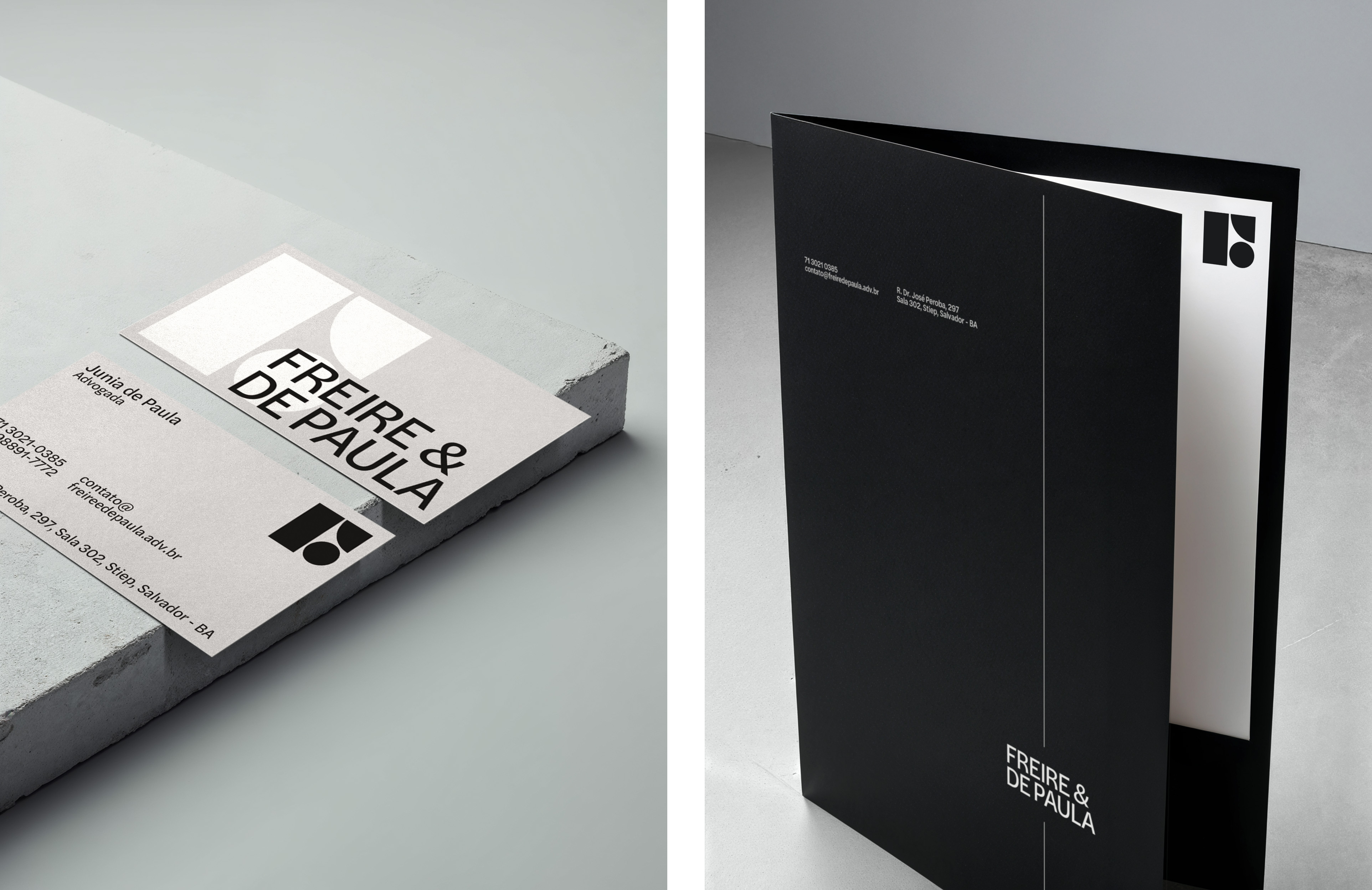 Business Cards + Folder